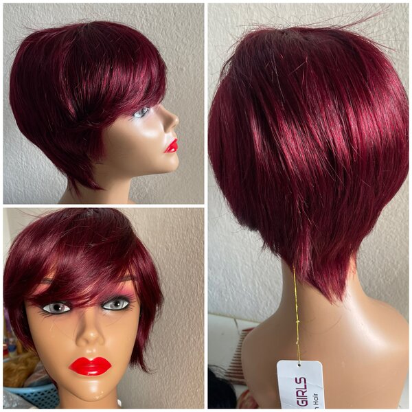 Perruque coupe garçonne