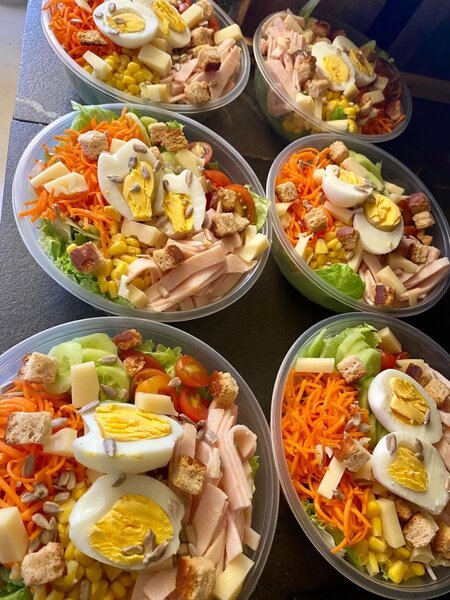 Fresh Mixed Salad Bowls