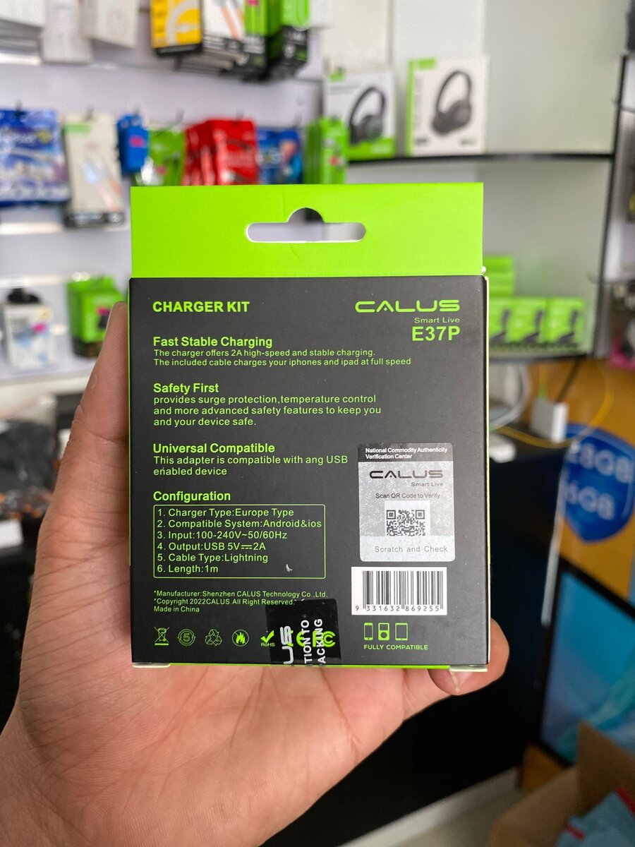 Calus 2A Fast charger (Micro cable)