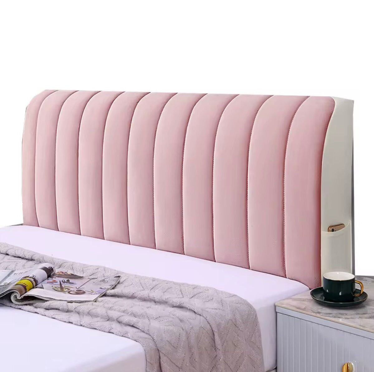 Tête de lit rembourrée élégante