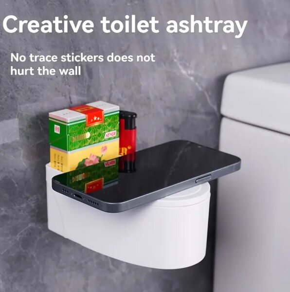 Cendrier créatif design WC