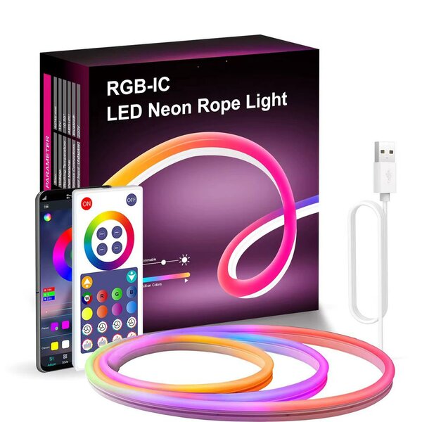 Bande LED Néon RGB-IC Intelligente