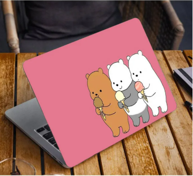 We are Bears Laptop Skin Vinyl Sticker Decal, 12 13 13.3 14 15 15.4 15.6 inch Laptop Skin Sticker Cover Art Decal Protector Fits All Laptops