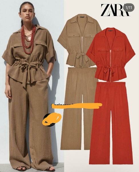 Ensemble pantalon en lin