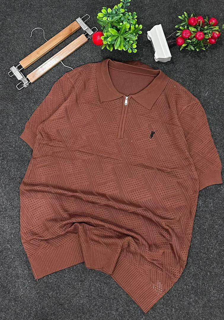 Polo en tricot pour hommes