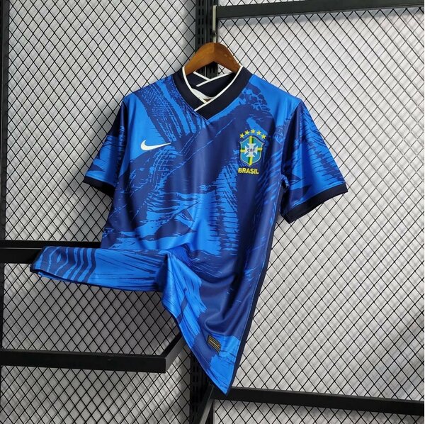 Brazil Blue Soccer Jersey