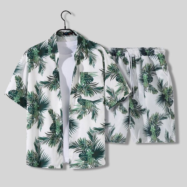 Ensemble d'été tropical homme
