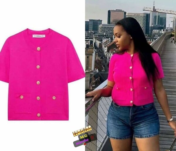 Cardigan rose chic femme