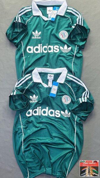 Maillot rétro Adidas vert