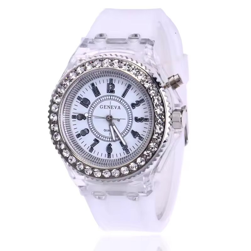 Montre LED cristal élégante