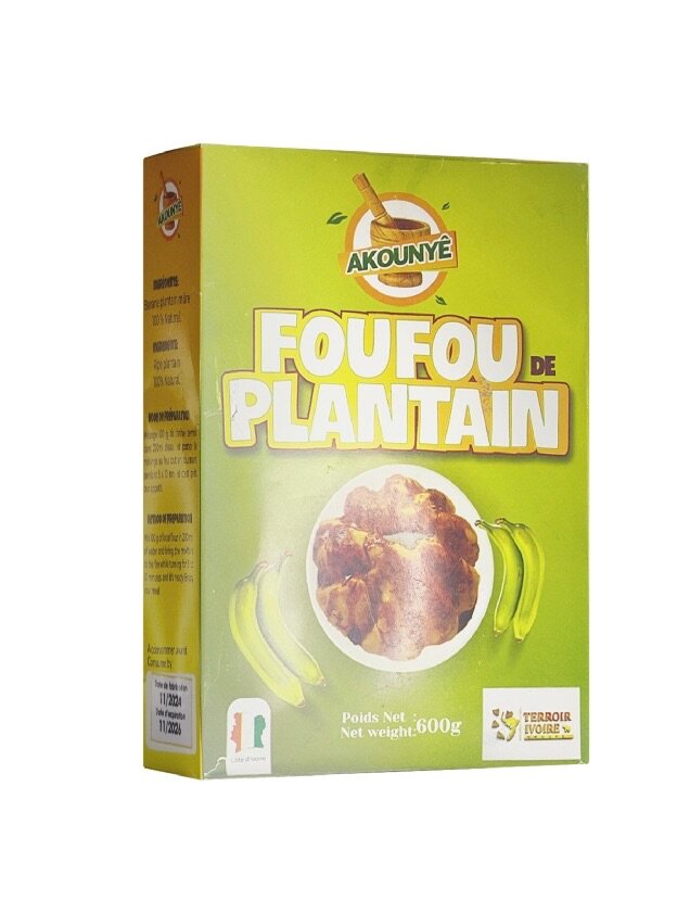Poudre de foufou de plantain