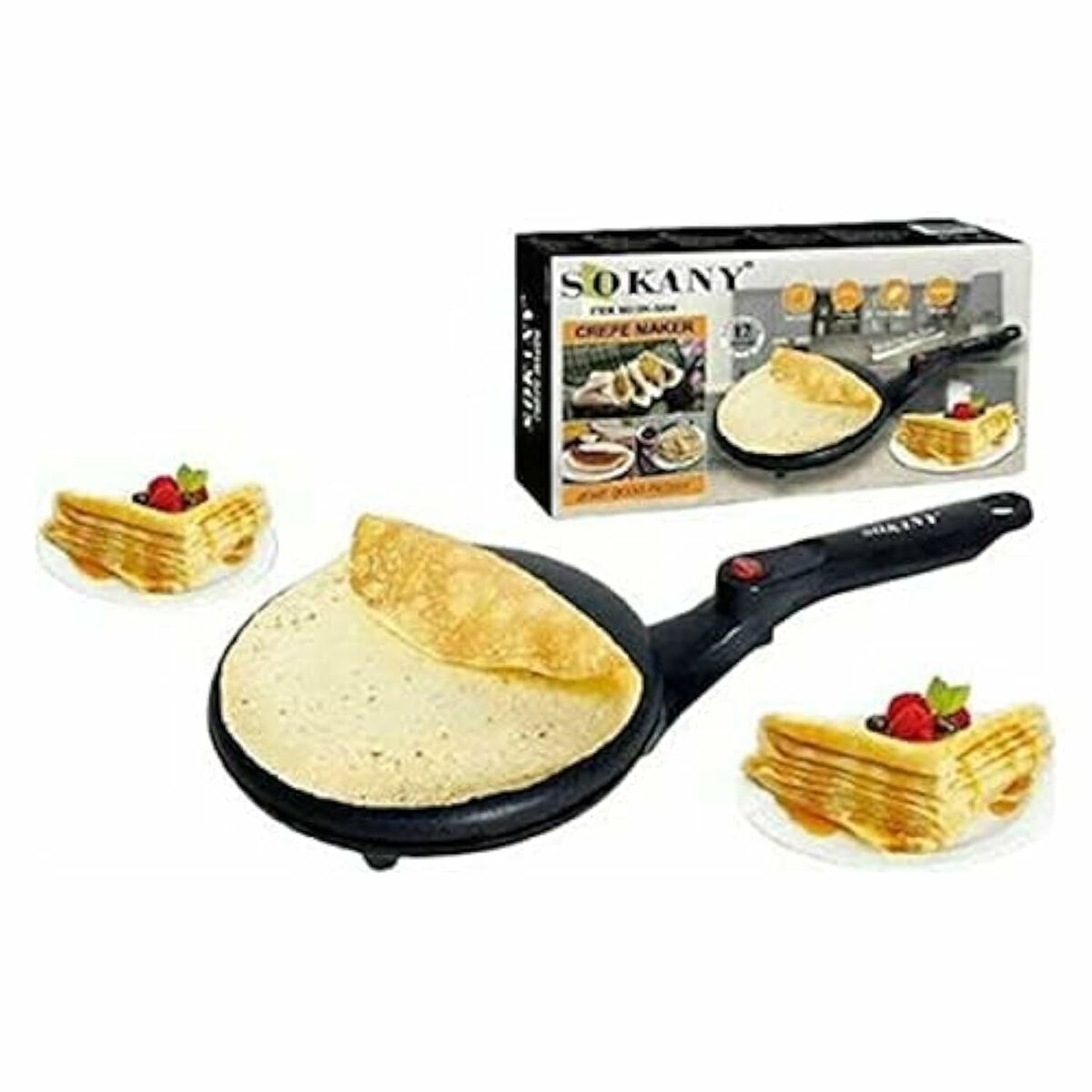Crêpière Électrique Sokany 650W