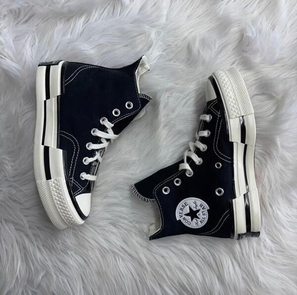 Baskets montantes style Converse