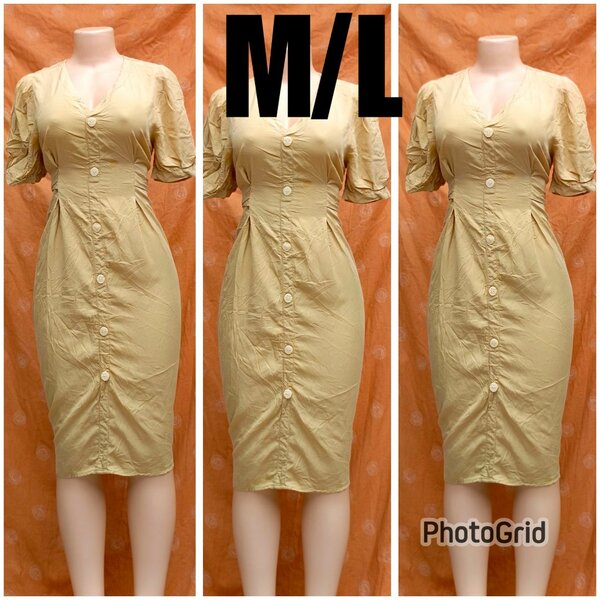 Robe élégante beige