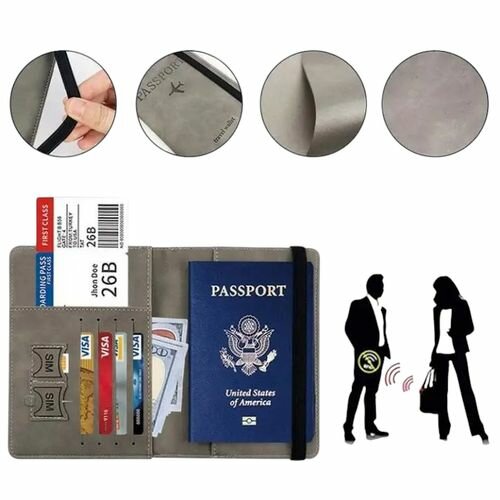 Porte-passeport RFID sécurisé