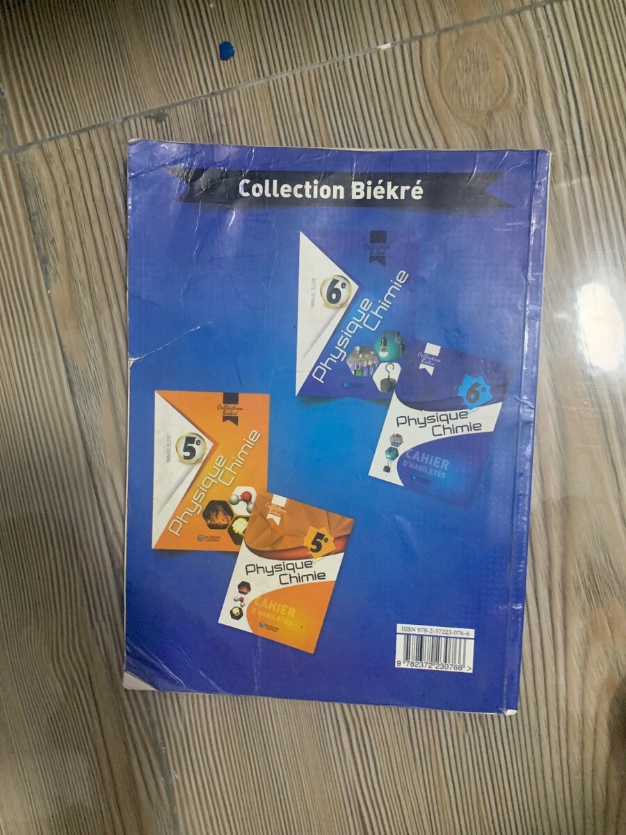 Manuel Physique Chimie 6e