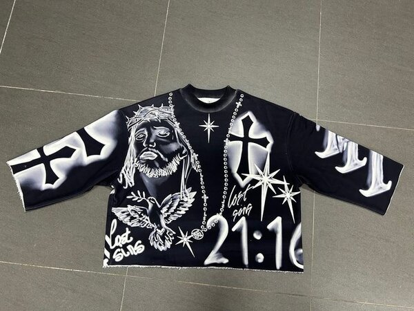 Sweat graphique religieux