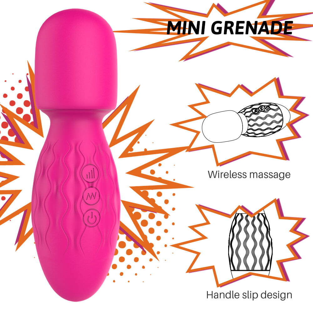 Mini masseur vibrant silicone
