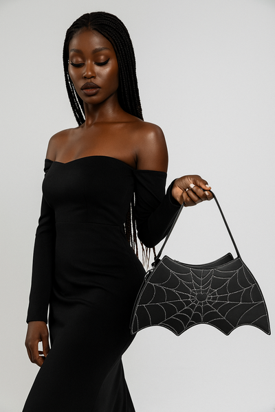 Sac à main toile d'araignée gothique