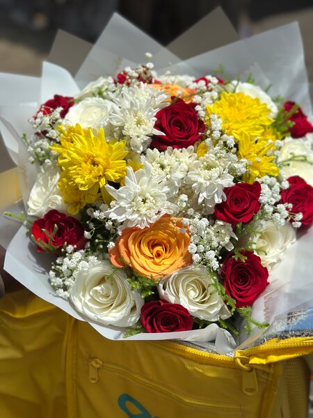 Bouquet coloré de fleurs fraîches