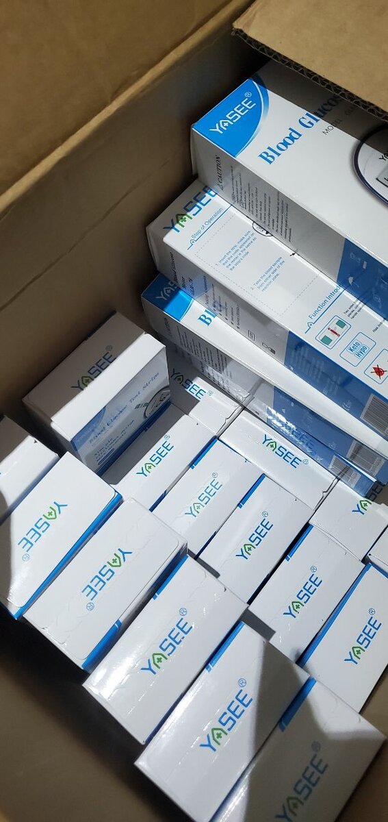 Yasee Blood Glucose Meter and 50 strips