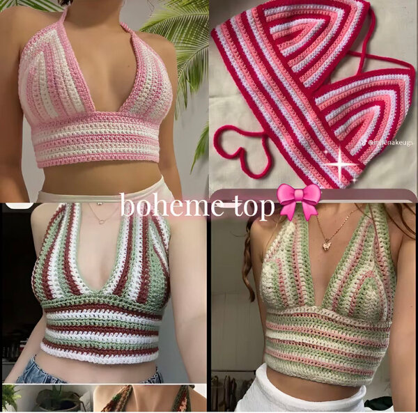 Haut Crochet Bohème Chic