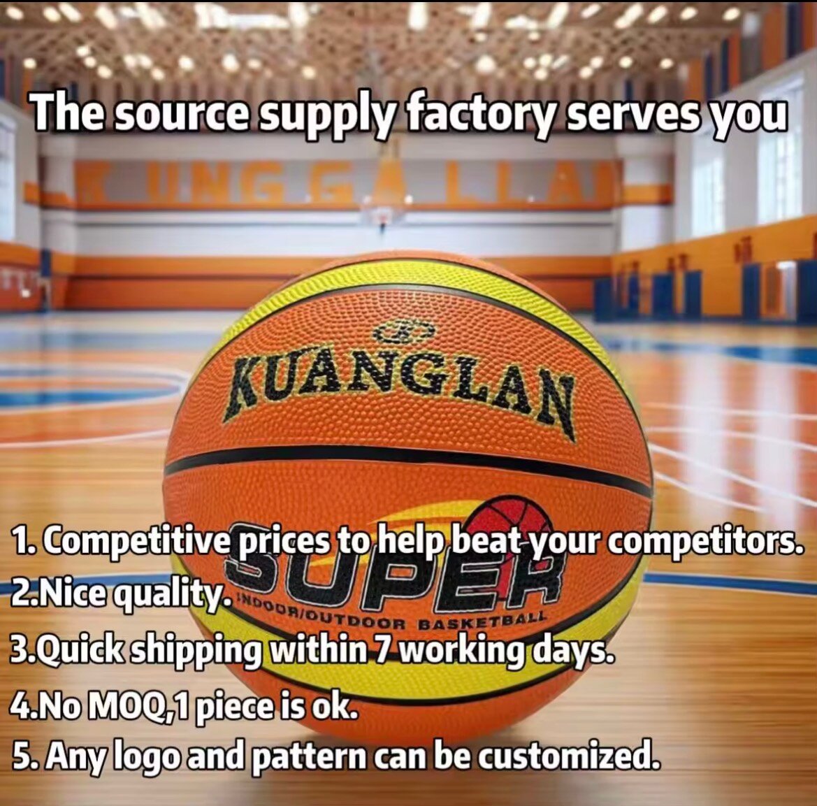 Ballon de basket intérieur/extérieur