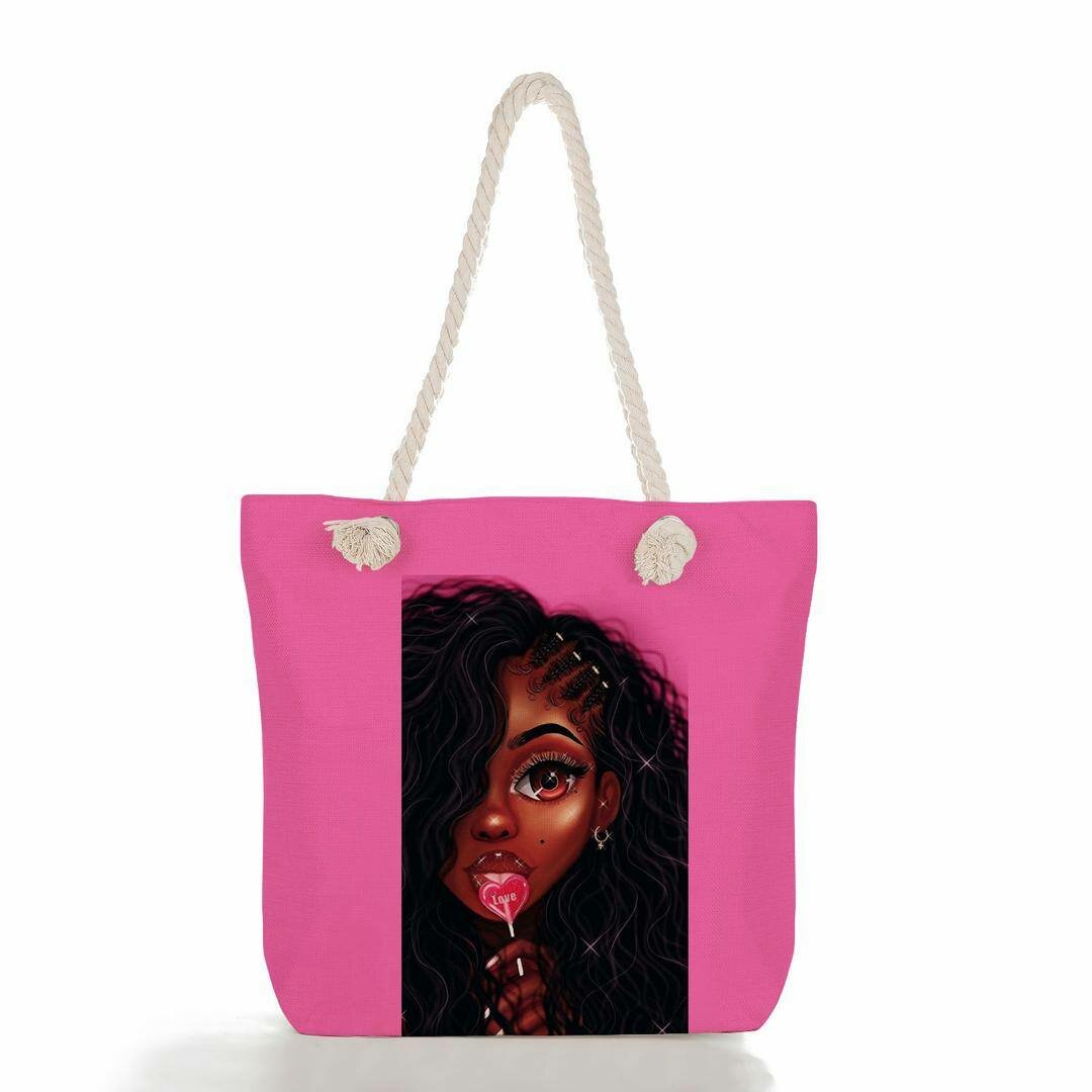 Pink Maxi Tote Bags