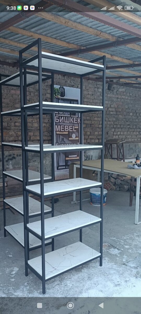 Стеллажи в стиле Лофт.