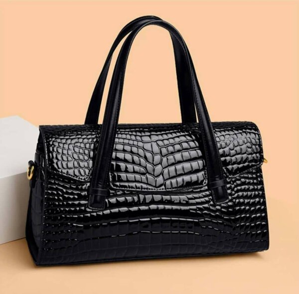 Sac à main en cuir crocodile