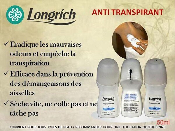 Antitranspirant déodorant