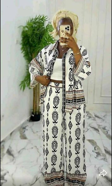 Ensemble Décontracté Ethnique Femme