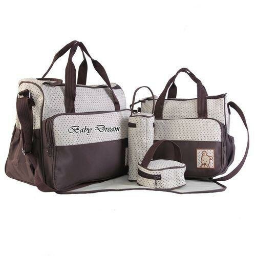 Sac à Langer Bandoulière Pour Bébé Multifonctions - Marron