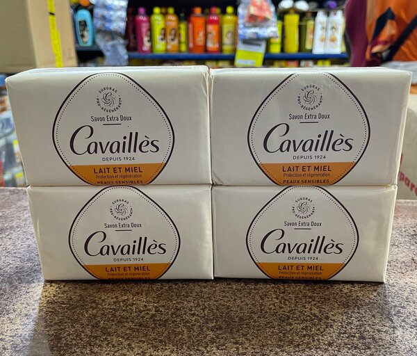 SAVON LAIT ET MIEL 4 PIÈCES