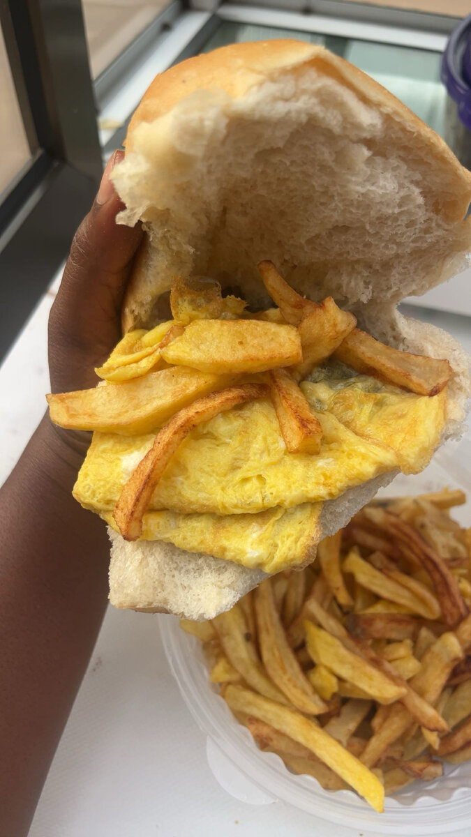Sandwich Omelette Frites