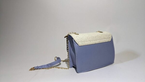 Glitter Heart Decor Chain Bag