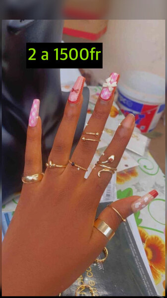 Bague Fantaisie Femme Set