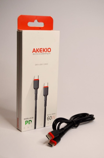 Akekio Uc20 Type C To Type C Data Cable  65w Fast Charging,