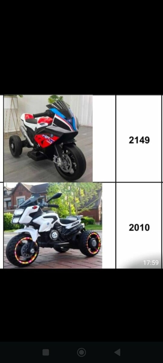 Moto électrique enfant 3 roues