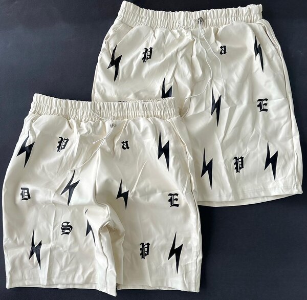 Shorts tendance motif éclair