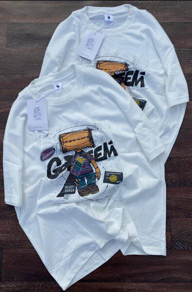 Robe en coton graphique