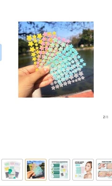 Patchs anti-acné étoilés