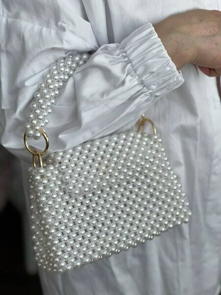 Sac à main perlé élégant
