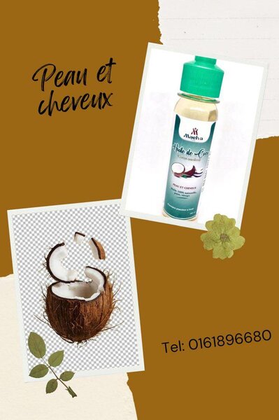 Huile de coco (100ml)