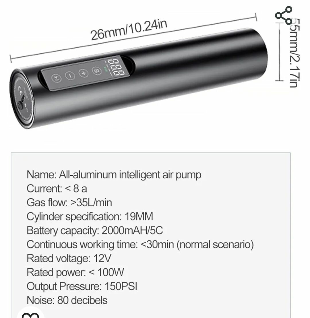 GONFLEUR DE PNEU COMPRESSEUR D'AIR