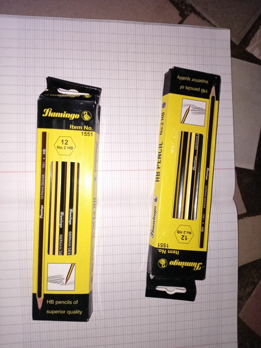 Crayons à papier HB de qualité supérieure