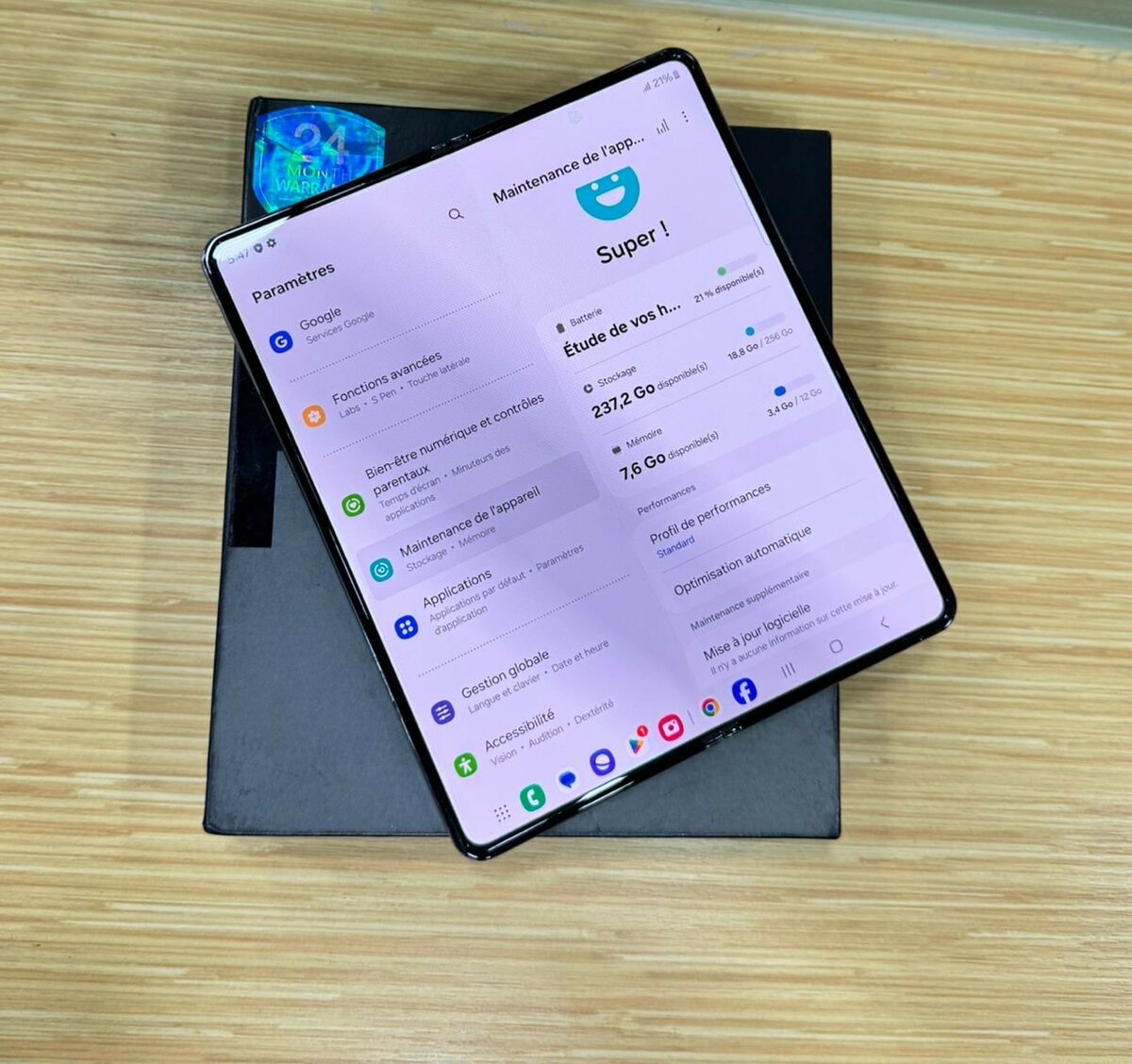 *Samsung Galaxy Z fold 4 256gb