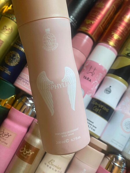 Perfumed deodorant spray Arabic