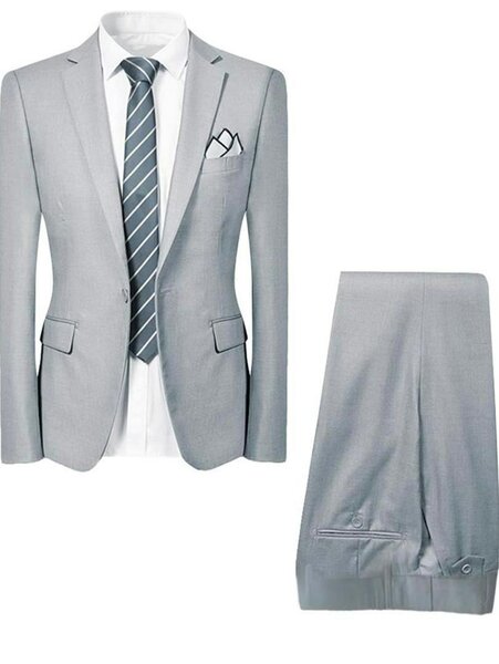 Ensemble VESTE 02 Piece-GRIS