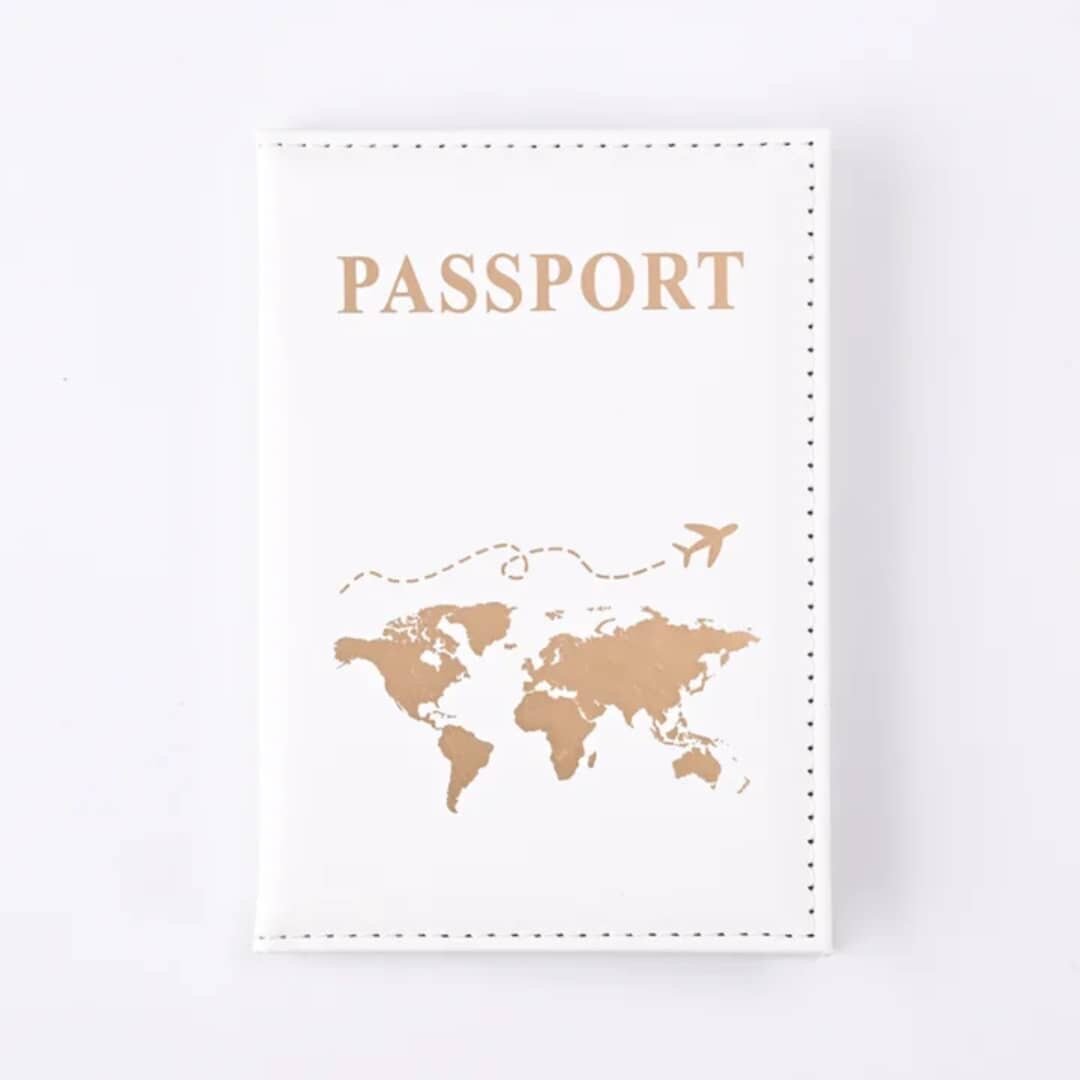 Étui Passeport Design Carte du Monde